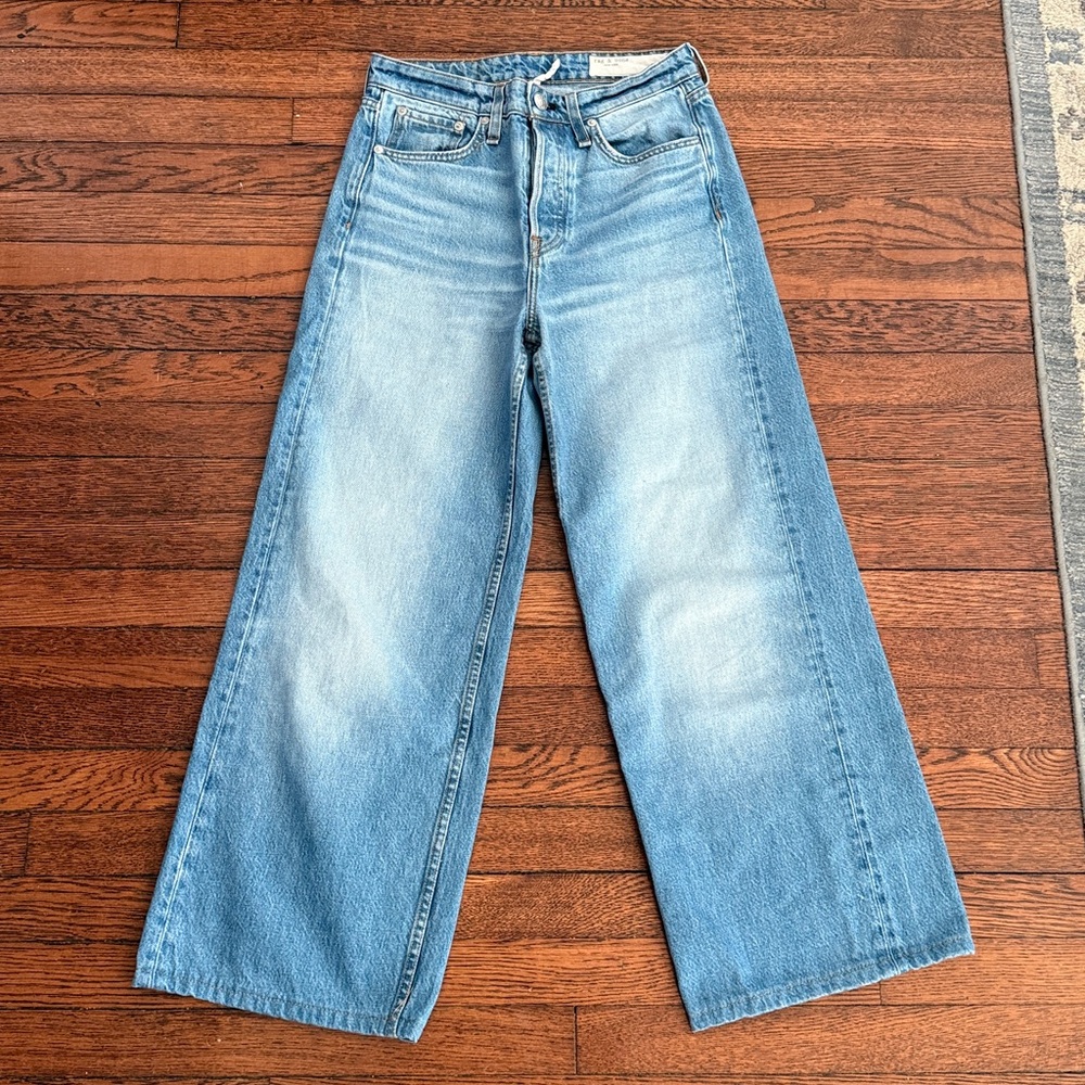 Rag & Bone wide leg high rise jeans size 26